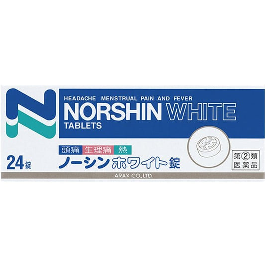 Norshin White 24 Tablets Paracetamol
