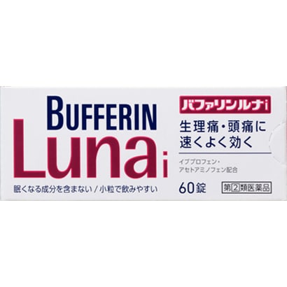 Bufferin luna I 60 Tablets Ibuprofen