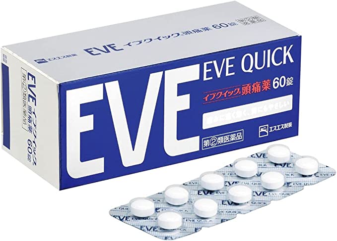 [SSP] 白兔牌 EVE QUICK 速效頭痛藥 60粒 布洛芬